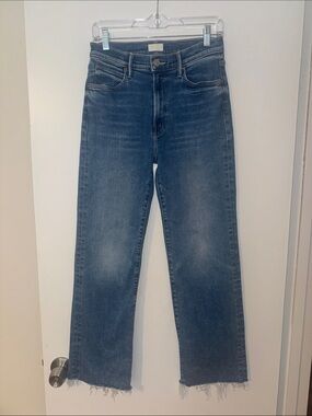 MOTHER Women’s Light Wash Flare Wide Leg Jeans Size 28